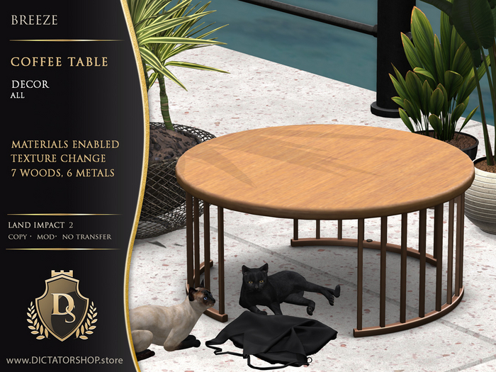 [Ds] Breeze  - Coffee Table Decor