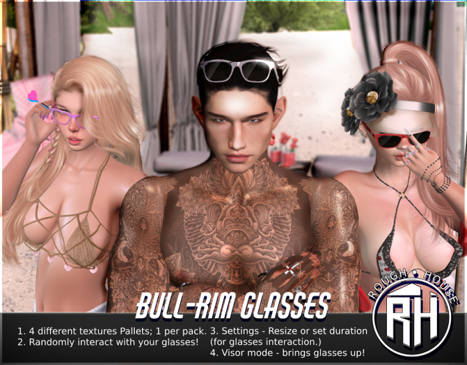 RH: Bull Rim Glasses - Colors (add me)