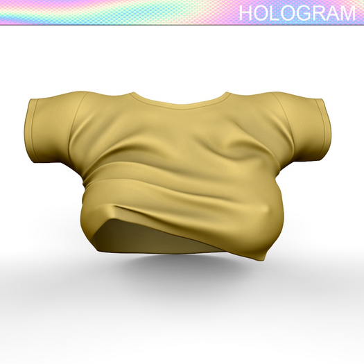 Yellow Cropped Shirt Maitreya Petite Legacy Perky Reborn Waifu