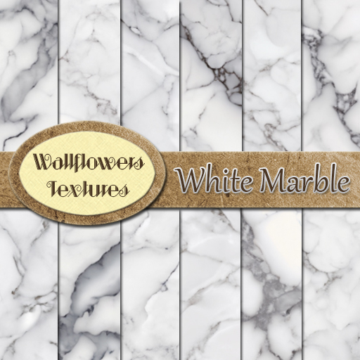 *Wallflowers* White Marble