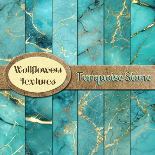 *Wallflowers* Turquoise Stone