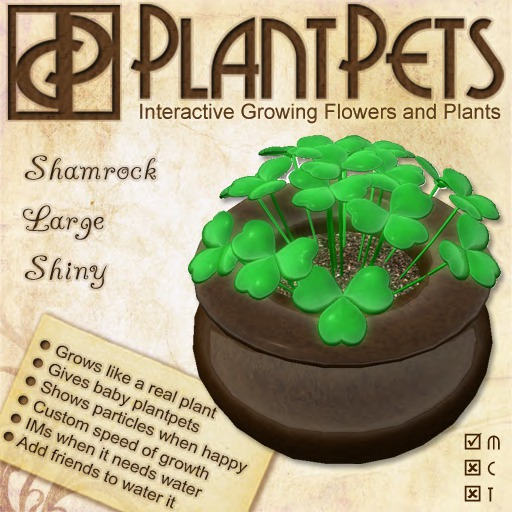 * PlantPet Seed [Shamrock *Large Shiny*]