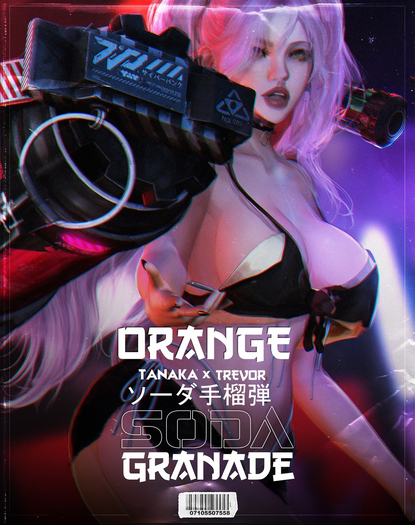 [TANAKA x TREVOR] - SODA GRANADE - (ORANGE)