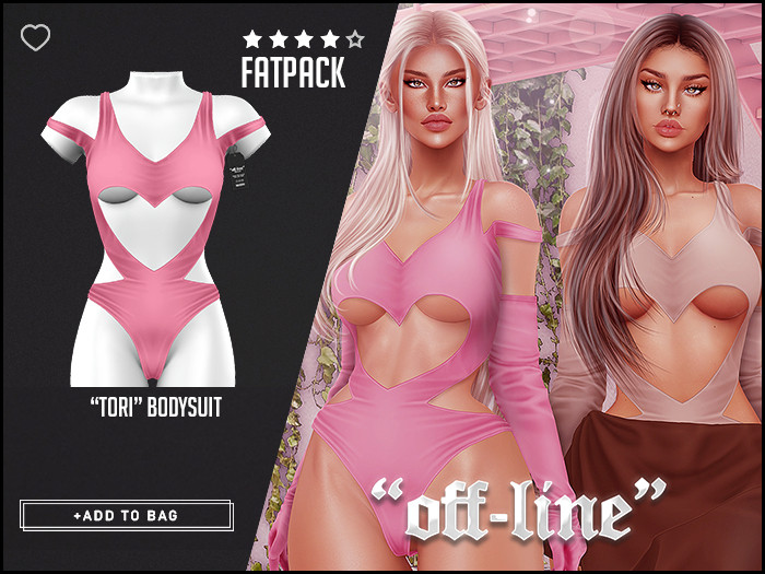 "Off-Line" x "Tori" Bodysuit / Fatpack
