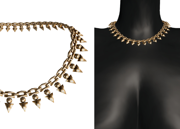 [JD] Women's Spiked Necklace