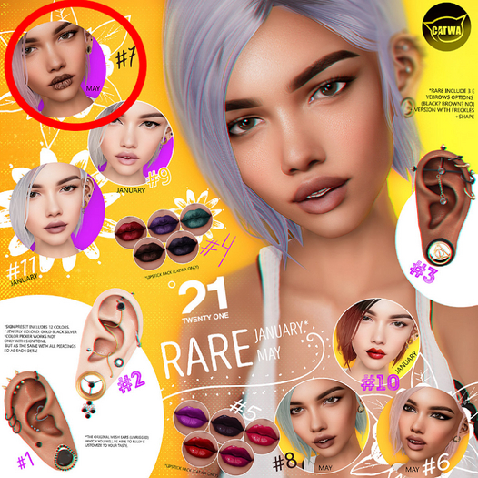 #7 --- May - CATWA SKIN App.