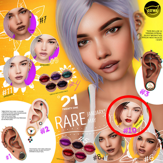 #10 --- January - CATWA SKIN App.