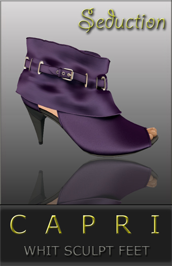 *Capri Purple Shoes* Open Toe Sandals