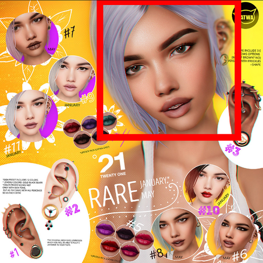 #RARE ---January - CATWA SKIN App. --- RARE