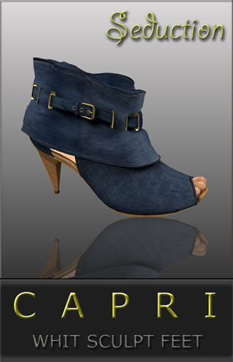 *Capri Denim Shoes* Open Toe Sandals