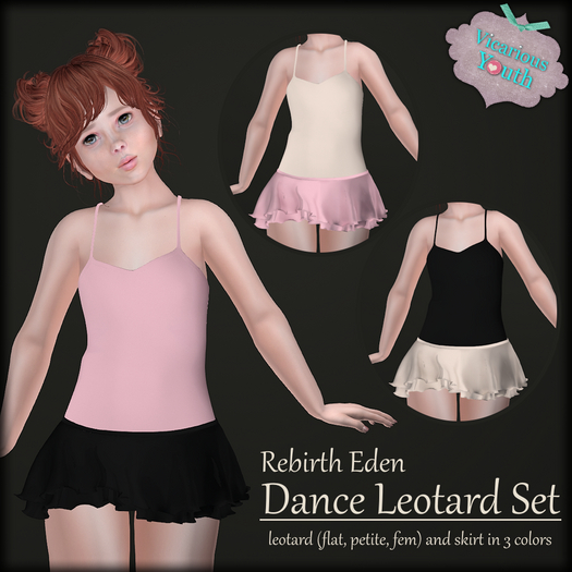 {V*Y} Rebirth Dance Leotard & Skirt Set