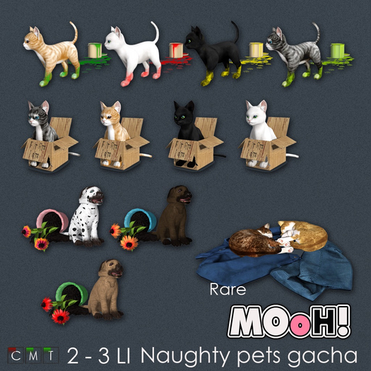 12. MOoH! Laundry cats (2LI) RARE