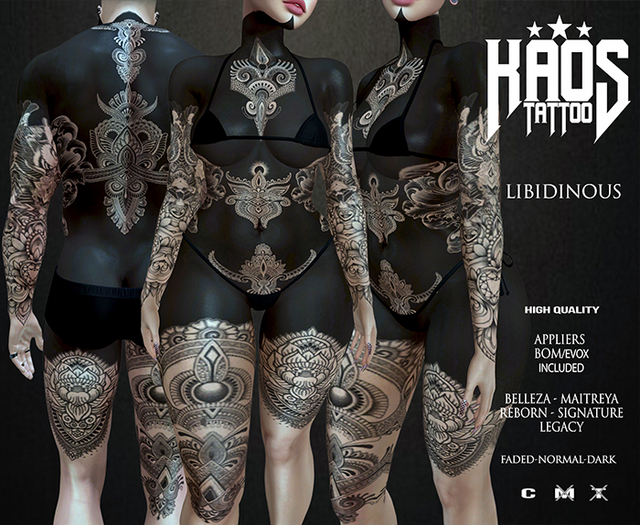 KaoS LIBIDINOUS TATTOO