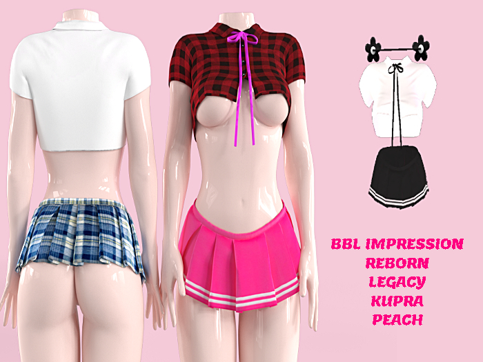 [SP] Peach Print Skirtset1 