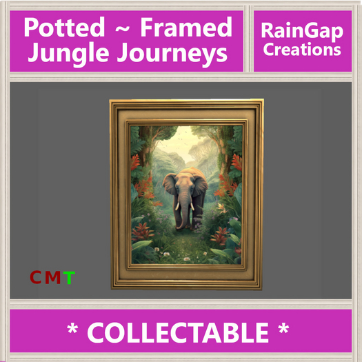 Potted - Framed: Jungle Journeys ACTUAL ITEM