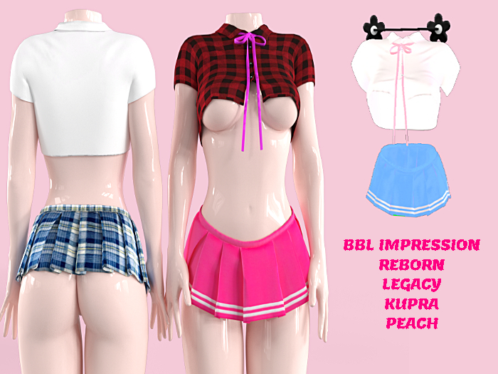 [SP] Peach Print Skirtset1 