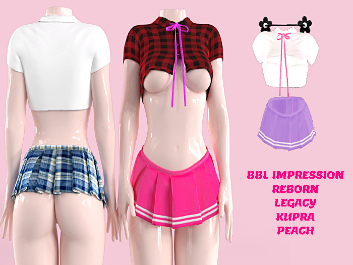 [SP] Peach Print Skirtset1 