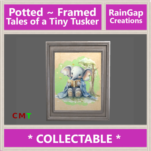 Potted - Framed: Tales of a Tiny Tusker ACTUAL ITEM