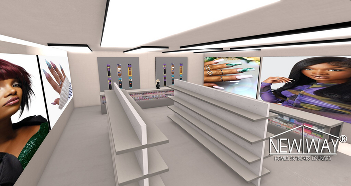 NewWay Beauty Supply Store Backdrop