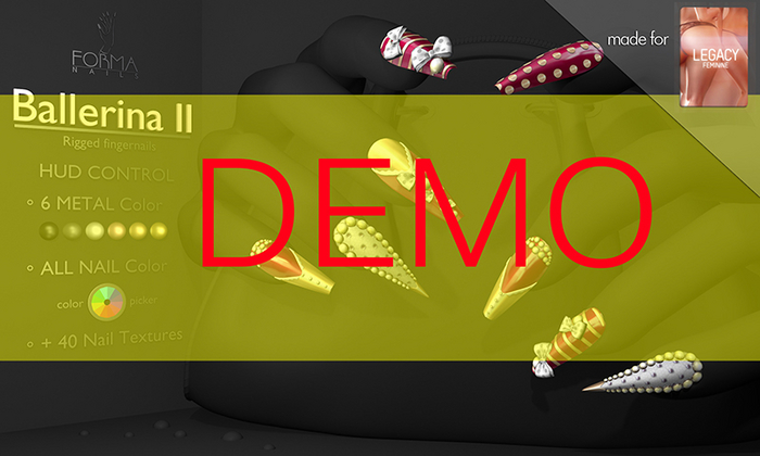 [FORMANAILS] NAILS for Legacy  - BALLERINA -2 - DEMO