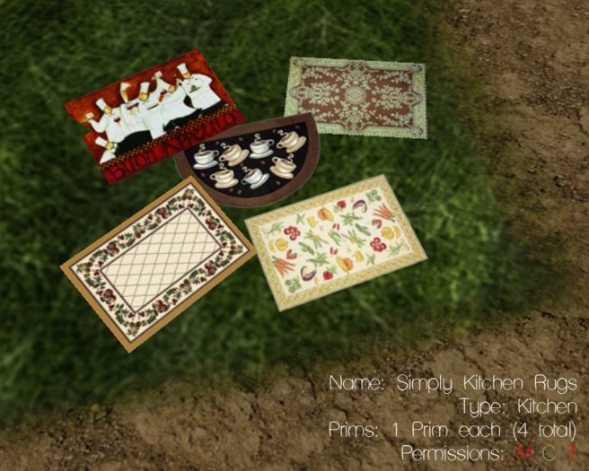 Tiny Spaces - Simply Kitchen Rugs (Cafe')