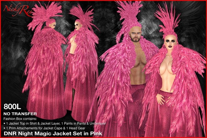 *DNR* Night Magic Jacket in Pink