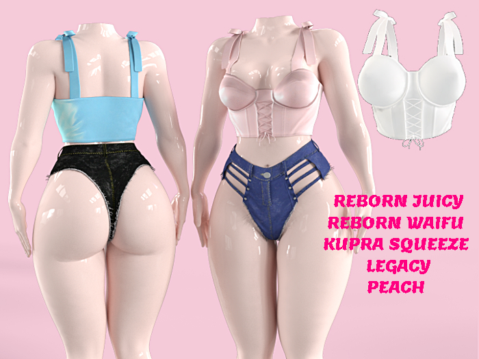 [SP] Peach Print WhiteSexylacetop1