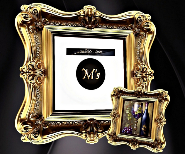 M's - Gold frame for photos and paintings