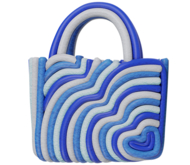 #UNIVERSA - Couture Heart Bag - Blue