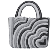 #UNIVERSA - Couture Heart Bag - Black