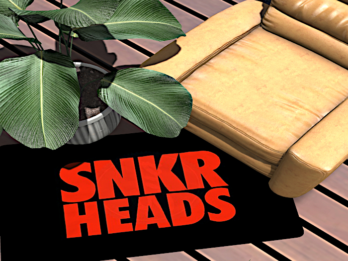 [G A L O R E] "SNKR HEADS" RUG
