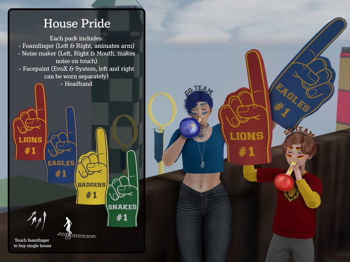 *~*HopScotch*~* House Pride - Badgers