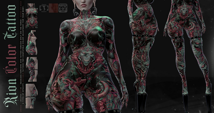 Miss Black - Rion ColorDark Tattoo
