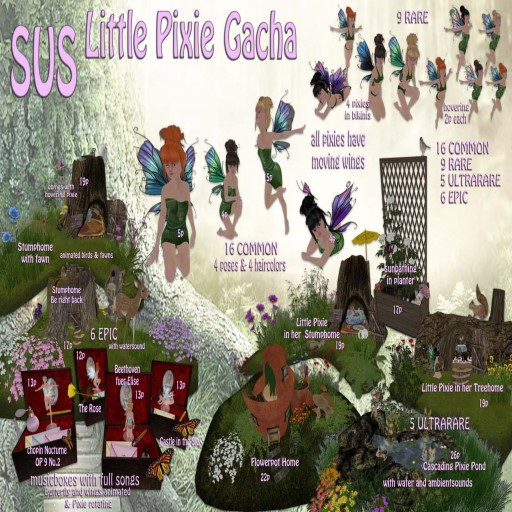 SUS Little Pixie Gacha RARE 5