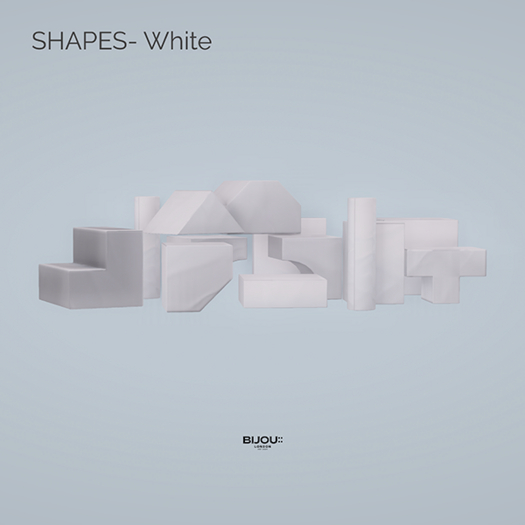 BIJOU :: Soft Play Shapes - White *add me*