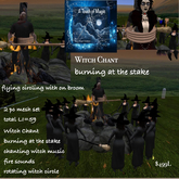 Circle of Chanting witch burning at the stake-Box LI=59