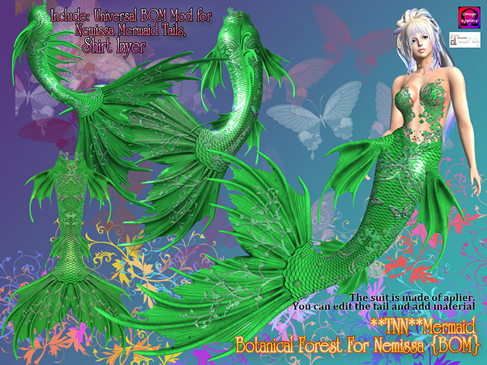 **TNN**Mermaid  =Botanical Forest= for Nemissa  {BOM}