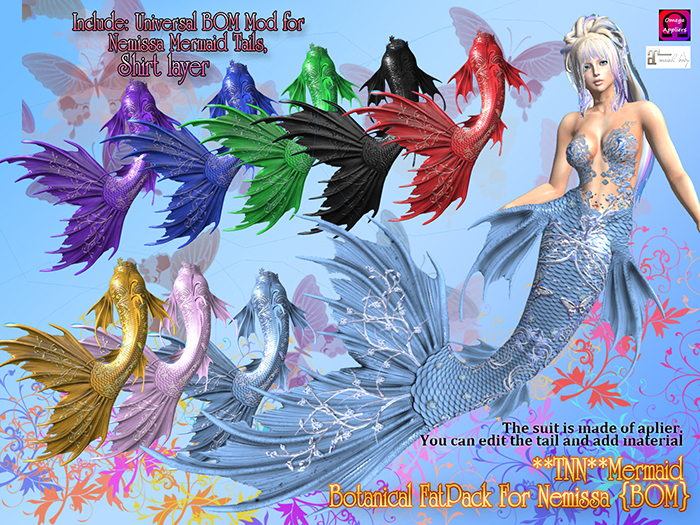 **TNN**Mermaid  =Botanical FatPack= for Nemissa  {BOM}