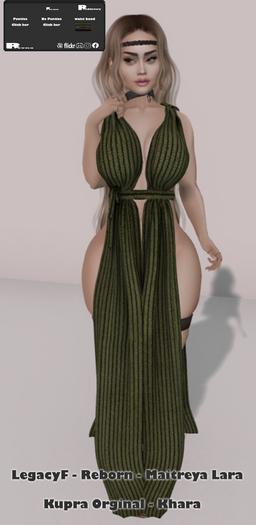 !!! Revna !!!390F Green Stribes Camisk