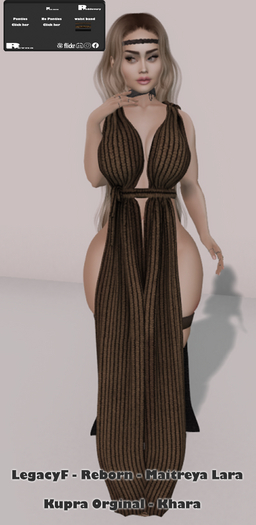 !!! Revna !!!390F Brown Stribes Camisk