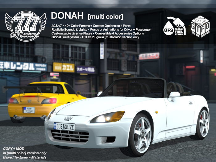 [777] DONAH [multi color] (Add)
