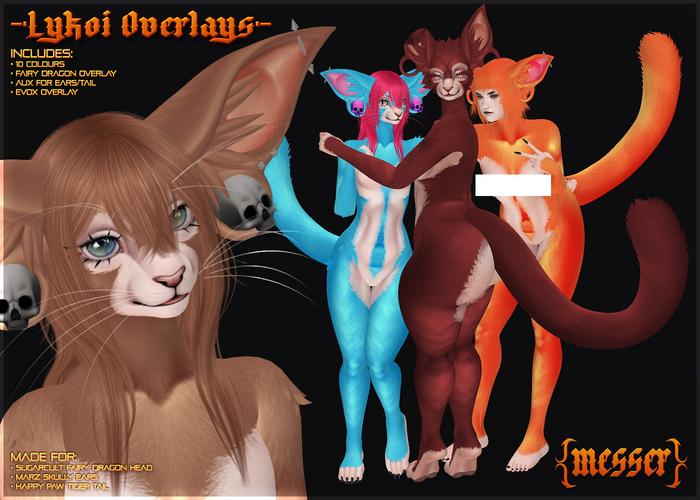 M! Lykoi Overlay :{Pop}: Fairy Dragon & EVOX Overlays