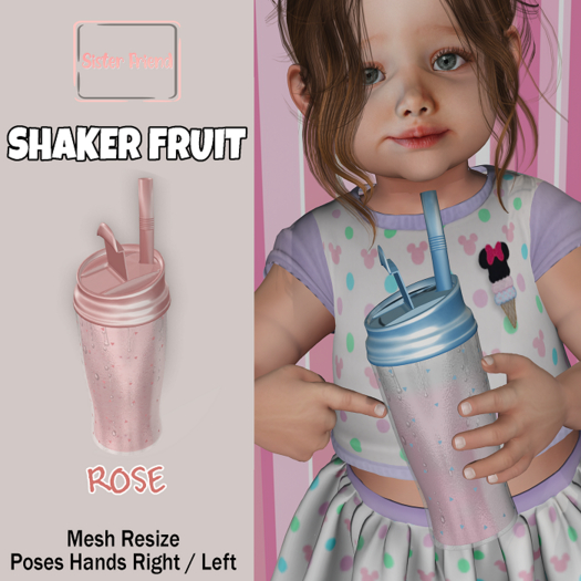 SF Shaker Fruit - Rose