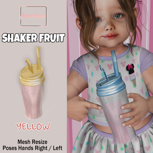 SF Shaker Fruit - Yellow
