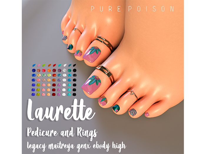 Pure Poison - Laurette Pedicure & Rings - Unpack
