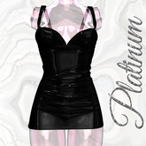 Black Latex Dress Freya