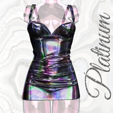 Holo Latex Dress Freya