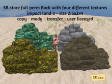 SR.store full perm Rock with four different textures