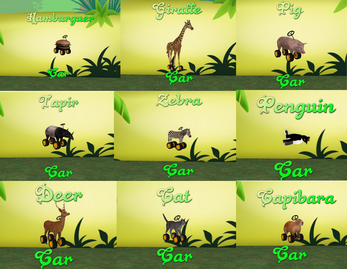 Animal Cars Fat Pack