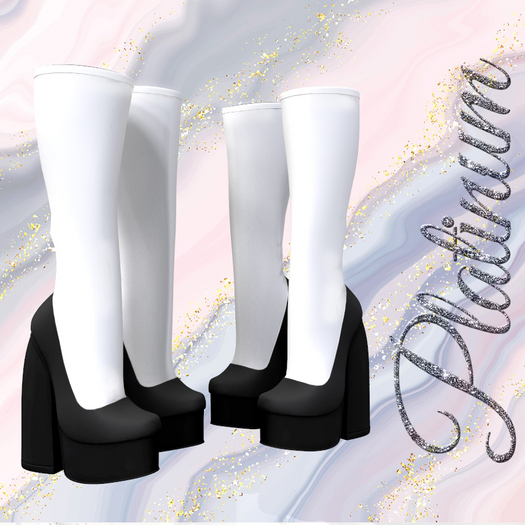 Black White Boots